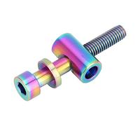 Aoresac Vis de Tige de Selle M5x30, Pièces Rechange CNC DIY, Boulon Vélo en Alliage Titane pour Vélo, Vis Tige Selle M5x35, M5x40 (Bleu)