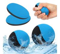 Aoreun Balle Rebondissante d'eau, 4 Pcs Water Bouncing Ball, Ballon de Plage Rebondissant, Balles à Eau Réutilisables de Sports Aquatiques d'amusement pour Piscine, Plage, Activités Plein Air (Bleu)