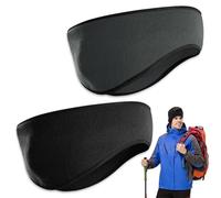 Aoreun bandeau de sport d'hiver, 2 Pièces Cache-oreilles en polaire Bandeau Hiver Cache Oreille Chaleureux et Confortable pour Sports, Ski, Course à Pied, Cyclisme