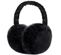 Aoreun Cache Oreilles, Couvre-oreilles Coupe-vent et chaleur en hiver, Doux et confortable, Pliable pour le rangement cache oreille hiver, cache-oreilles femme, cache oreille homme (Noir)