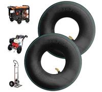 Aoreun Chambre à air Remorque, 2 pièces Tuyau intérieur brouette Tubes intérieurs de Remplacement Lourd chambre à air de brouette pour Les brouettes,Les tondeuses,Les camions à Main(4.10/3.50-6)