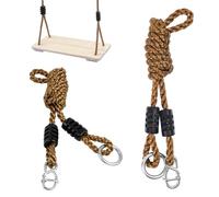 Aoreun Cordes Balancoire Réglables, 2 Pièces Cordes Extension Balançoire Exterieur pour Balançoire 110-190 cm avec Suspension, pour Hamacs, Camping, Balançoires