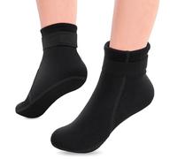 Aoreun Enfants Chaussette de Plongée, 3 mm Chaussettes Neoprene AntidéRapant Thermique, Chaussettes Piscine pour la plage, la piscine, les sports nautiques, 31-33 (Noir)
