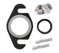 Aoreun Kit de joint d'échappement universel pour scooter, 50 cm3, 2 temps, pour scooter, monocylindre, collecteur d'échappement, compatible avec Aerox Bw's, Aerox, Mach-G, Jog-R