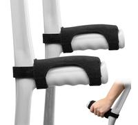 Aoreun Lot de 2 Coussinets pour Béquilles, Poignée Rembourrée Housses de Confort Rembourrées pour Poignées de Béquilles, Coussinets de Poignée Absorbe la Transpiration, Confortable et antidérapant