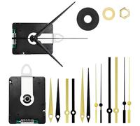 Aoreun Mouvement d'Horloge à Quartz, 14,5MM Clockwork DCF Radio-piloté avec 4 Paires d'aiguilles, Mecanisme Horloge Murale Mouvement DCF Radio-piloté pour l'horloge de Bricolage Mouvement Silencieux