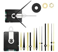 Aoreun Mouvement d'Horloge à Quartz, 24MM Clockwork DCF Radio-piloté avec 4 Paires d'aiguilles, Mecanisme Horloge Murale Mouvement DCF Radio-piloté pour l'horloge de Bricolage Mouvement Silencieux