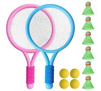 Aoreun Raquette de Tennis pour Enfants, Ensemble de balles pour Enfants avec Sac de Transport, 4 balles d'entraînement Douces et 6 Raquettes de Tennis pour Les Sports d'intérieur/extérieur