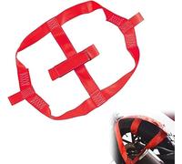 Aoreun Sangle Moto Remorque, Sangle D'arrimage Universelle pour Roue ArrièRe de Moto, Sangle de Fixation de Véhicule pour Roue Arrière Pneu - Rouge