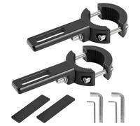 Aoreun Support Phare Moto, 2 pièces Supports de Fixation de Phare Antibrouillard 22-38mm, Réglable Support de Montage de Phare de Moto pour Feux Antibrouillard