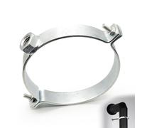 Aoreun Support pour tuyau de poêle, tuyau cheminée support Collier de Serrage Tuyau Réglable Collier support fixation de tuyau pour gaines d'air pour tuyau de chaudière/de poêle (150mm)