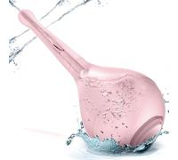 Aorgasms Poire de Lavement Intime Anale,Poire a Lavement avec Clapet Anti-Retour,Douches Anus et Vaginale avec Buse à 5 trous,Lavemen Kit en Silicone Réutilisable Portable