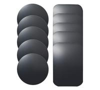AORHOFJ 10 Pcs Plaque métallique auto-adhésive pour téléphone portable, Plaque métallique magnétique pour téléphone portable avec puissant pour support magnétique de téléphone portable pour voiture