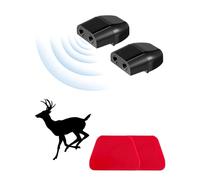 AORHOFJ 2 Pcs sifflet d'avertissement pour les cerfs,dispositif d'avertissement pour les animaux sauvages,répulseur d'animaux pour la prévention des accidents avec les animaux sauvages pour voitures
