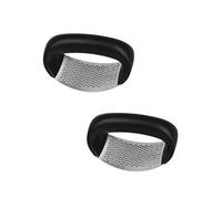 AORHOFJ 2 Pièces Acier Inoxydable Compressor Rocker, New Stainless Steel Garlic Press, Cookware Garlic Cutter Rocker, Garlic Mill Kitchen Aid (Black)