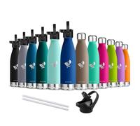 AORIN Bouteille d'eau en Acier Inoxydable isolé à Double Mur - 750ml - Gourde Isotherme Étanche sans BPA, Gourde Inox Bouche Standard, Gourde Enfant pour Sport, Gym, Voyage