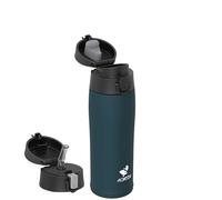 AORIN Gourde Isotherme, 500ml Bouteille Isotherme avec 2 Couvercles, Gourde Enfant en Acier Inox 18/8, Gourde Sport Anti-Fuite, Mug Isotherme sans BPA pour Sport, Extérieur et Quotidien