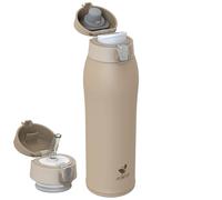 AORIN Gourde Isotherme, 750ml Bouteille Isotherme avec 2 Couvercles, Gourde Enfant en Acier Inox 18/8, Gourde Sport Anti-Fuite, Mug Isotherme sans BPA pour Sport, Extérieur et Quotidien