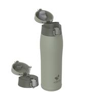 AORIN Gourde Isotherme, 750ml Bouteille Isotherme avec 2 Couvercles, Gourde Enfant en Acier Inox 18/8, Gourde Sport Anti-Fuite, Mug Isotherme sans BPA pour Sport, Extérieur et Quotidien