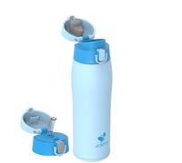 AORIN Gourde Isotherme, 750ml Bouteille Isotherme avec 2 Couvercles, Gourde Enfant en Acier Inox 18/8, Gourde Sport Anti-Fuite, Mug Isotherme sans BPA pour Sport, Extérieur et Quotidien