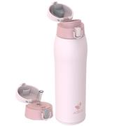 AORIN Gourde Isotherme, 950ml Bouteille Isotherme avec 2 Couvercles, Gourde Enfant en Acier Inox 18/8, Gourde Sport Anti-Fuite, Mug Isotherme sans BPA pour Sport, Extérieur et Quotidien