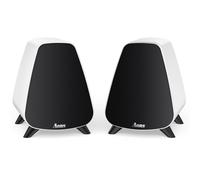 AORS AS31 Enceintes de bibliothèque actives Bluetooth 5.3, stéréo 2 voies pour ordinateur de bureau, 80 W RMS/3" basse/médium/RCA et entrées fibre optique, haut-parleurs compacts haute puissance en