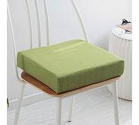 AORUI Coussin antidérapant pour chaise de cuisine, salle à manger, coussin rehausseur de bébé, 8 cm d'épaisseur en mousse à mémoire de forme rembourrée pour la maison, lavable et détachable