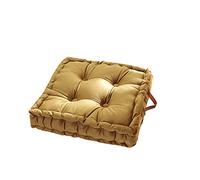 AORUI Coussin rehausseur pour fauteuil, canapé, chaise, grand coussin ferme 40 cm carré épais pour les personnes âgées, post-opératoire et grossesse, jaune