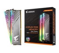 AORUS RGB - DDR4 - kit - 16 Go: 2 x 8 Go - DIMM 288 broches - 3200 MHz / PC4-25600 - CL16 - 1.35 V - mémoire sans tampon - non ECC - argent G