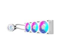 AORUS WATERFORCE II 360 ICE Refroidisseur de processeur liquide 360 mm avec 3 ventilateurs ARGB à faible bruit de 120 mm, compatible avec Intel LGA1700 et AMD AM5 (GP-AORUS WATERFORCE II 360 ICE)
