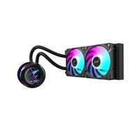 AORUS WATERFORCE X II 240 - Refroidisseur de processeur liquide - Radiateur de 240 mm avec 2 ventilateurs ARGB à faible bruit de 120 mm, compatible avec Intel LGA1700 et AMD AM5 (GP-AORUS WATERFORCE X