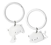 AORVYUI Porte-clefs chat pour couple amoureux, cadeau romantique pour lui/elle à la Saint-Valentin, cadeau d'anniversaire pour petit(e) ami(e)