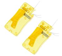 AORVYUIEnfileur d'aiguille de couture Enfileur d'aiguille automatique L'outil d'enfilage convient aux travaux de couture et à l'enfilage rapide de la machine à coudre (Jaune)