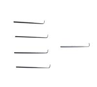 Aorwh 5 PièCes Perruque Extension de Cheveux Crochet Aiguille de Ventilation pour la Fabrication de Perruque Crochet Crochet Outils RéParation Dentelle Perruques Crochet Aiguille
