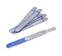 Aorwh 6 PièCes à Ongles en Acier Inoxydable à Ongles Diamant Double Face à Ongles en MéTal à Ongles pour la Famille et les Voyages