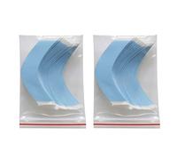 Aorwh 72 PièCes SéRies/Lot Bande de Perruque de Cheveux Forte Double Bandes de Bande D'Extension AdhéSives ImperméAbles pour Toupet/Perruques de Lacet Film CC Forme