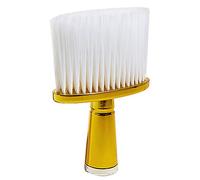 Aorwh Brosse À Cheveux Cou Plumeau Coiffure Coupe de Cheveux Brosse de Nettoyage pour Salon de Coiffure Outils de Coiffure-Or