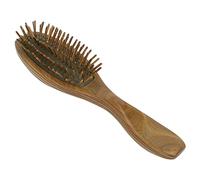Aorwh Brosse à Cheveux en Bois de en Bois Naturel Fait Main DéMêLant Peigne à Cheveux de Massage avec BoîTe-Cadeau