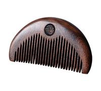Aorwh Peigne de Soin des Cheveux Anti-Statique Fait à la Main en Bois Naturel en Bois Sculpté Peignes en Bois de Peigne de Poche Peigne de Massage Peigne à Cheveux
