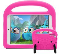 Aosailjet Enfants Coque pour iPad 9.7" 2018/2017, Durable, en Mousse EVA Enfants Proof Poignée de Transport Antichoc Housse Construit dans Béquille pour iPad 9.7" 2018/2017 (Rose Rouge)
