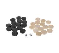 AOSAIXIS 32 PCS/Set Foreign Trade of Western Double Land Chess Strategy Portable Travel Backgammon Game Set pour Les Adultes Kids Flying Chess Board Game