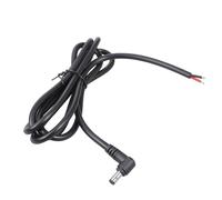 AOSAIXIS 50 Cm / 150 Cm De Long DC5525 Câble À Angle Droit 5 Mmx2 Mm Cordon d'alimentation Mâle avec Extrémité Préalable pour L'électronique Réparation du Fil d'alimentation À Extrémité Ouverte Nue
