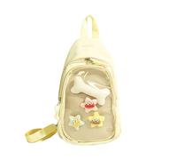 AOSAIXIS Anime À La Mode Voir À Travers Un D'épaule Spacieux Coffre De Sangle Réglable Intérieur Pour Faire Du Shopping Et Accessoire De Cosplay Clair Élégant