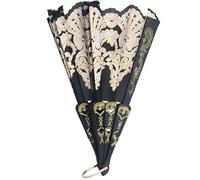 AOSAIXIS Black Spanish Mariage En Dentelle En Soie Pliante Main Fleur De Fleur Fan Fleurs Grandes Fans Décoratifs Pour Fête Orientale Handheld Women Dance