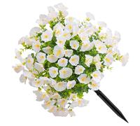 AOSAIXIS Buisson De Fleurs D ' Automne Artificielles avec Piquets, Simulation Fleur Gloire du Matin, Artificielle ' Extérieur pour Jardin, Fleurs en Soie ' Extérieur pour Décoration Jardin