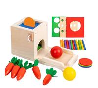 AOSAIXIS Cube D'activité pour pour Tout-Petit Set Le Bébé Apprentissage Précoce du Tri De Couleur Préscolaire