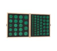 AOSAIXIS Ensemble D'outils De Réparation Montres 68 Resin Press Dies avec Étui pour Les Horlogers Et Amateurs Plusieurs Options Taille pour Outils Crystal Press Montre Multi-Taille 6 Mm