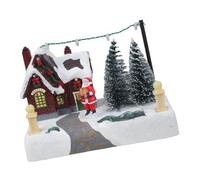 AOSAIXIS Festives Spinnings Boîtes À Musique LED Joue des Chansons De Noël Traditionnelles sans Danger pour Les Utilisation La Décoration La Maison Brillante
