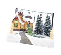 AOSAIXIS Festives Spinnings Boîtes À Musique LED Joue des Chansons De Noël Traditionnelles sans Danger pour Les Utilisation La Décoration La Maison Brillante