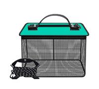 AOSAIXIS Pliage Pliant Protection Net Seau De Poisson Vivant Mailles Stockage Portables Cage Protecteurs Poisson en Durcine Cage Rangement Pêche Portable